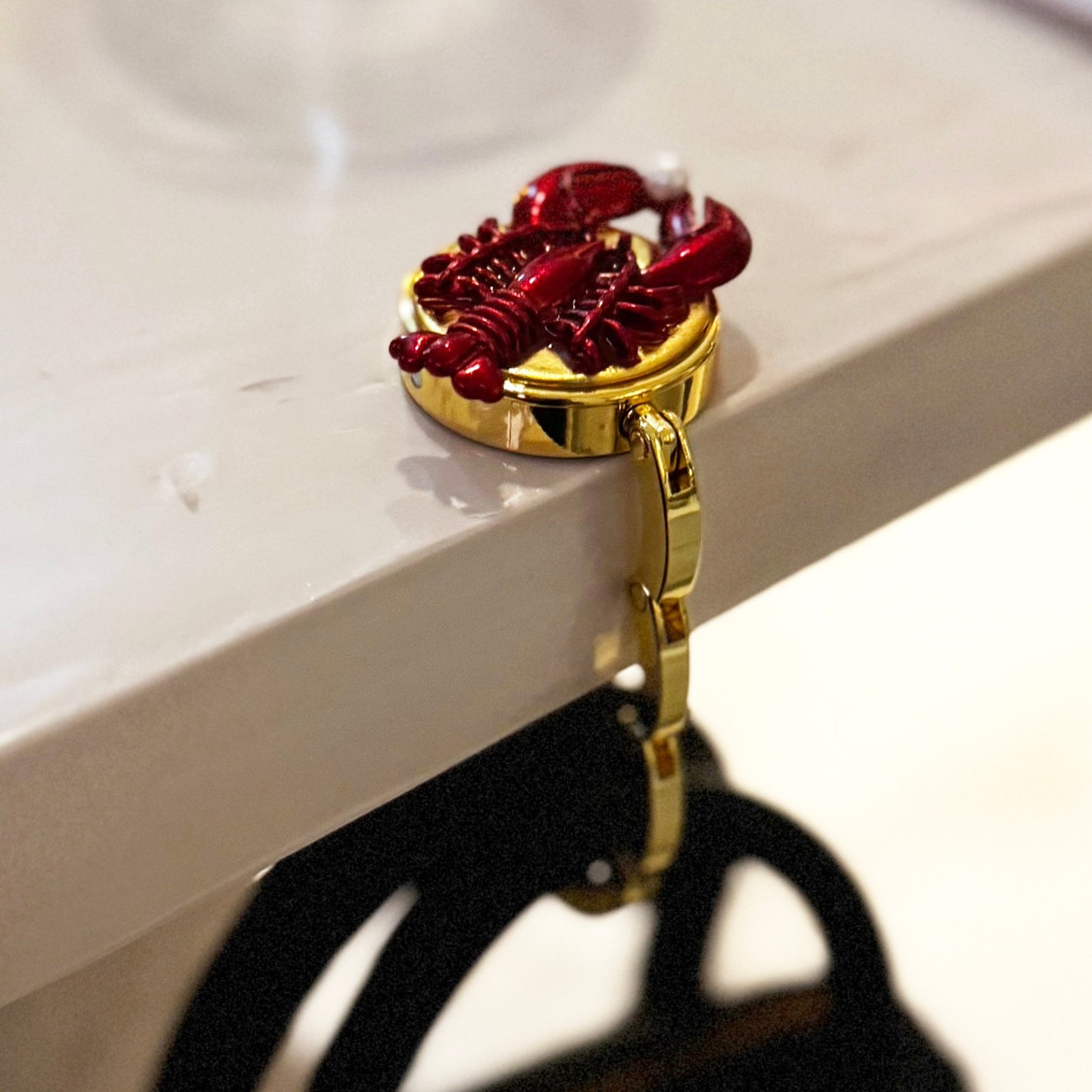 Luxe Tashanger Kreeft 24K Zoetwaterparel