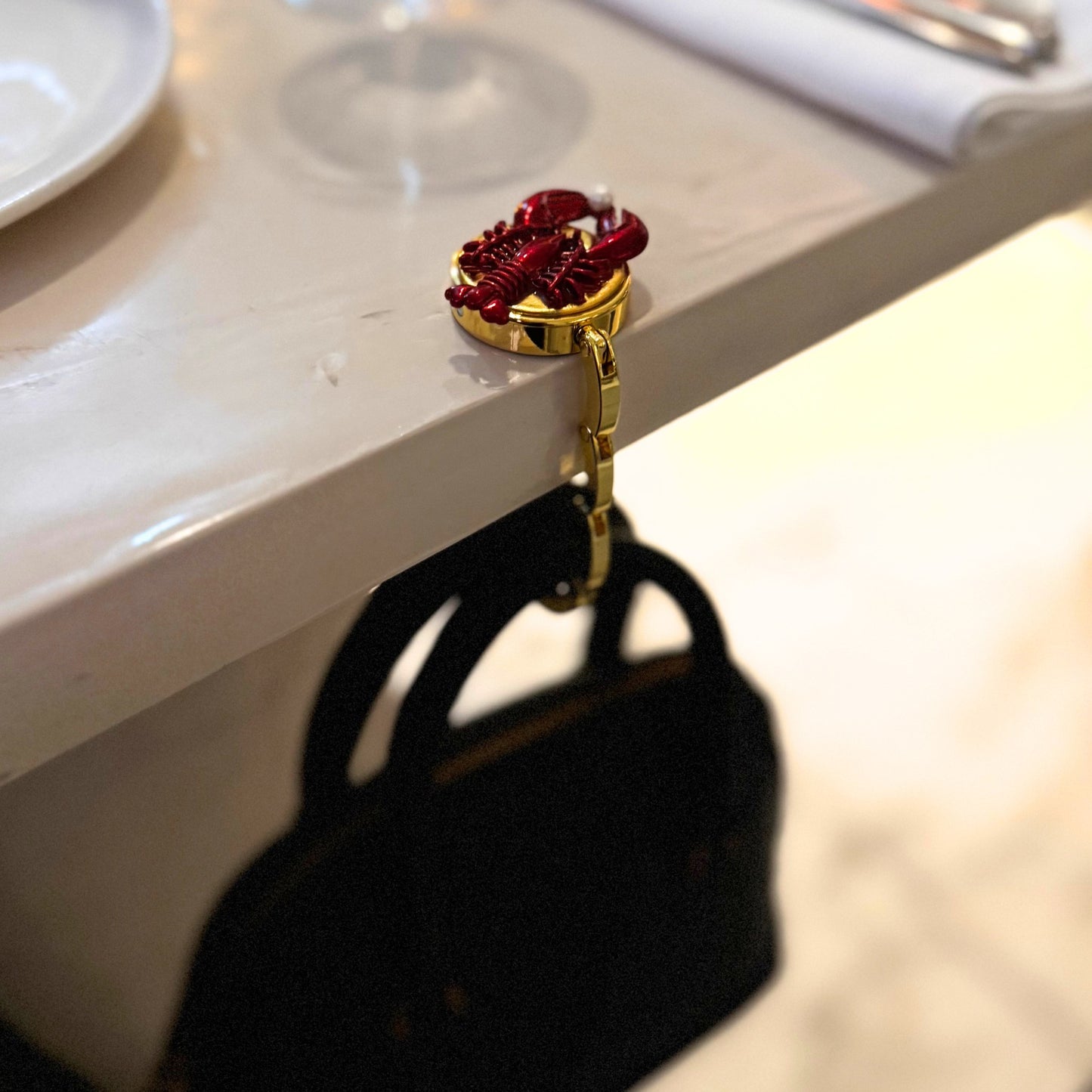 Luxe Tashanger Kreeft 24K Zoetwaterparel