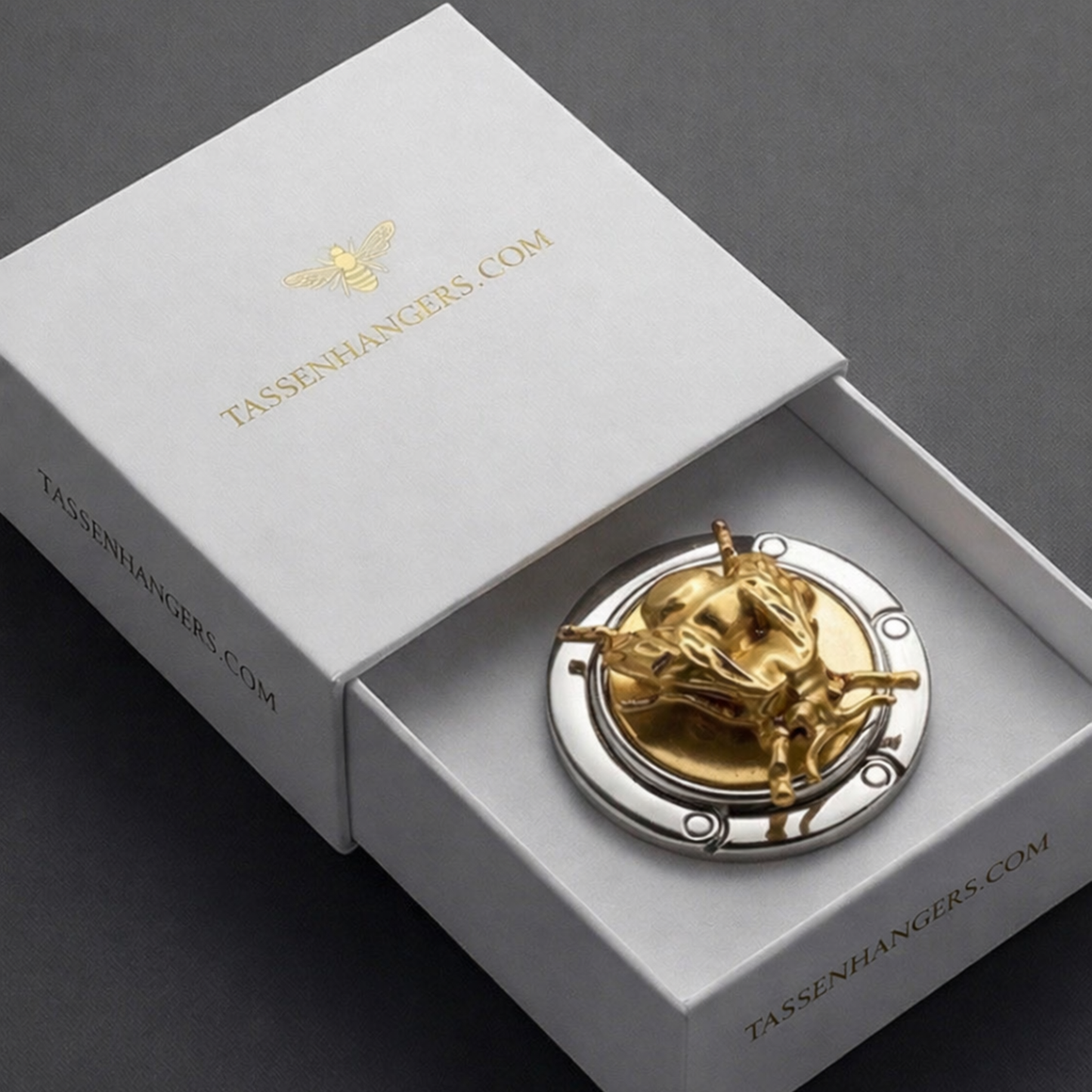 Luxe Tassenhanger Golden Bee - 24k bladgoud