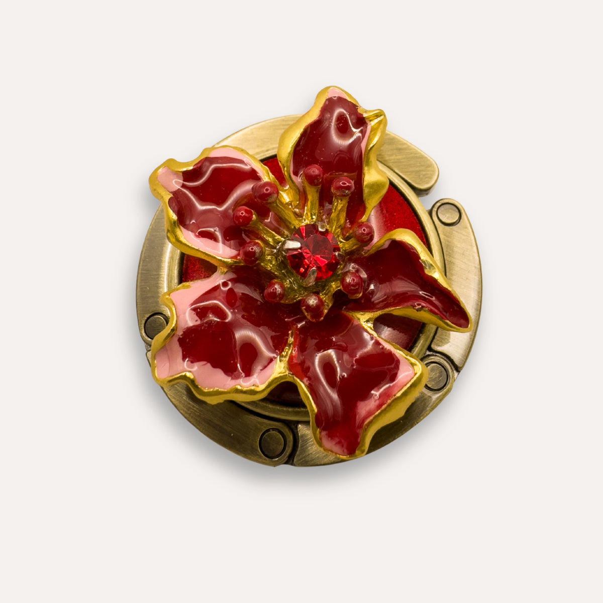 Luxury Handbag Hanger Velvet Fleur