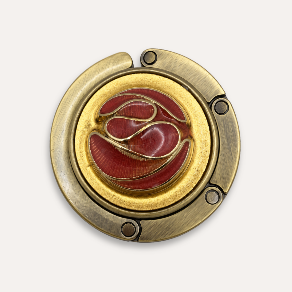 Luxury Bag Hanger Rosé Wave - 24k gold leaf