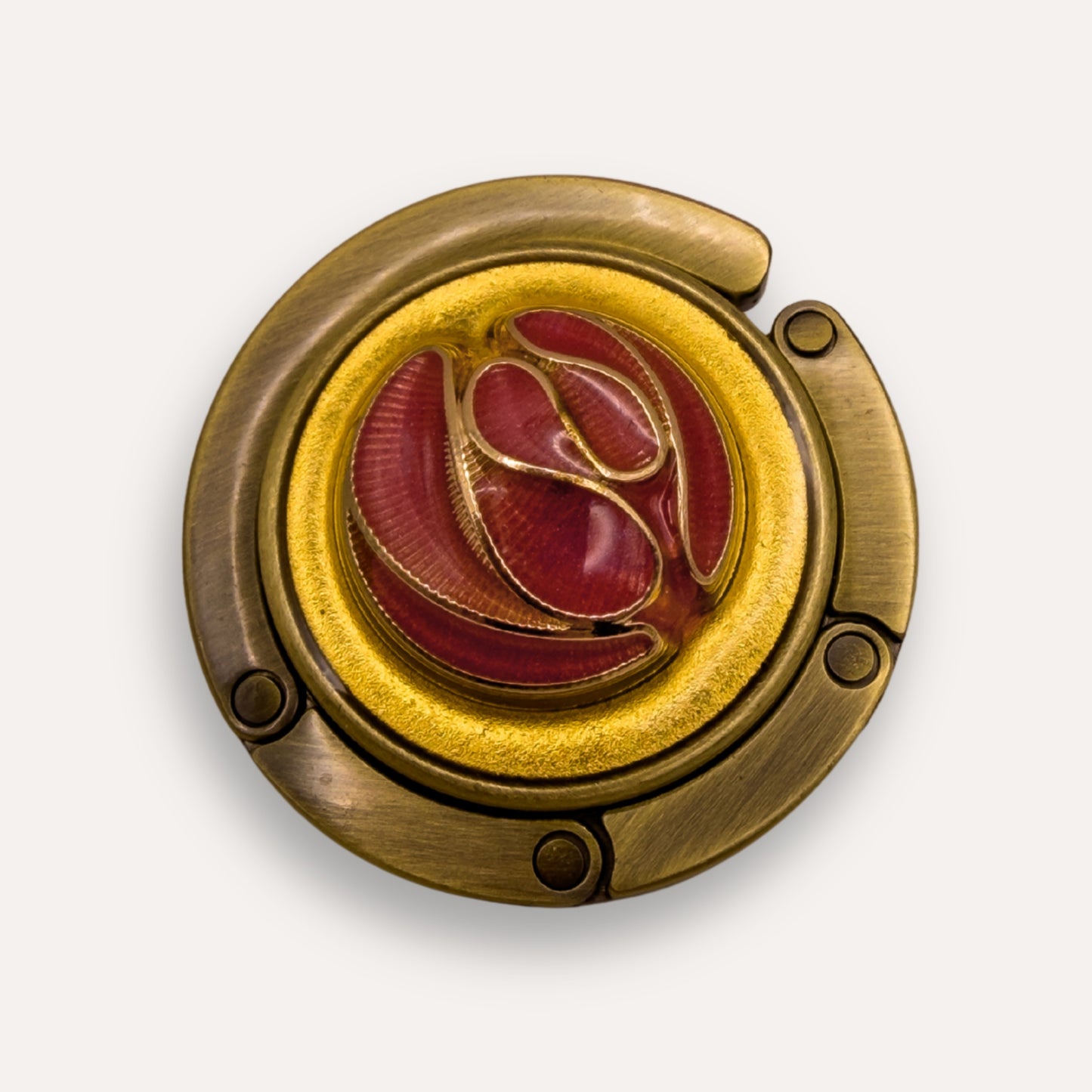 Luxe Tassenhanger Rosé Wave - 24k bladgoud