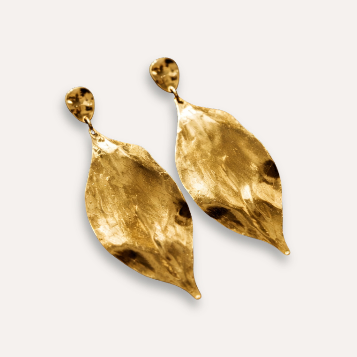 Oorbellen Éclat d'Or - 24k bladgoud