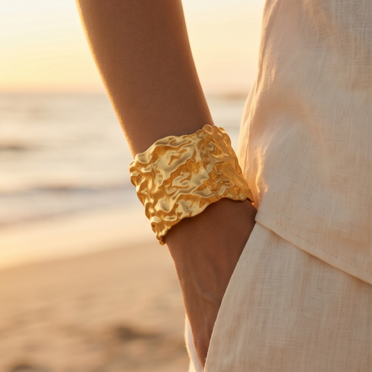 Bracelet Solea - 24k gold leaf