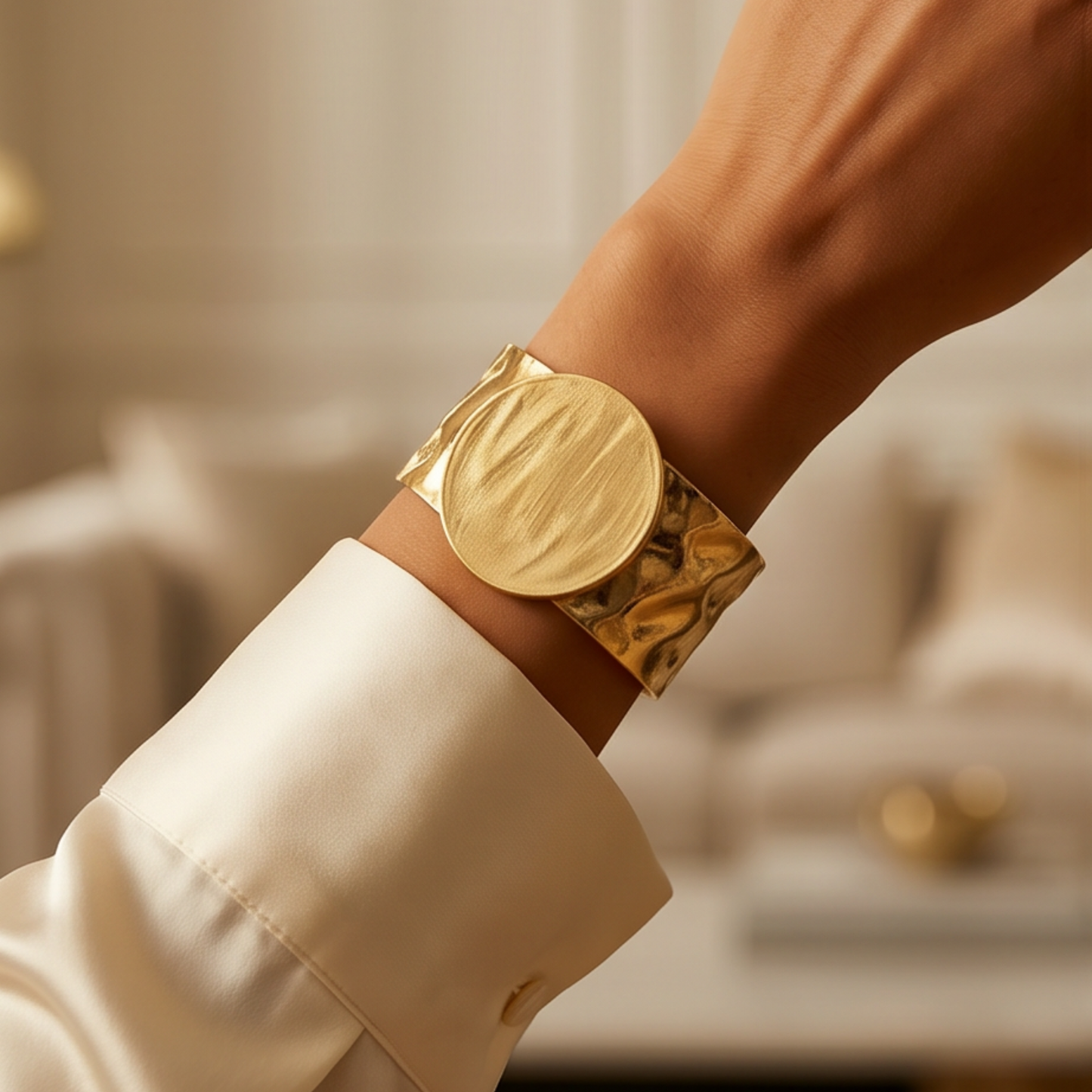 Bracelet Solea - 24k gold leaf