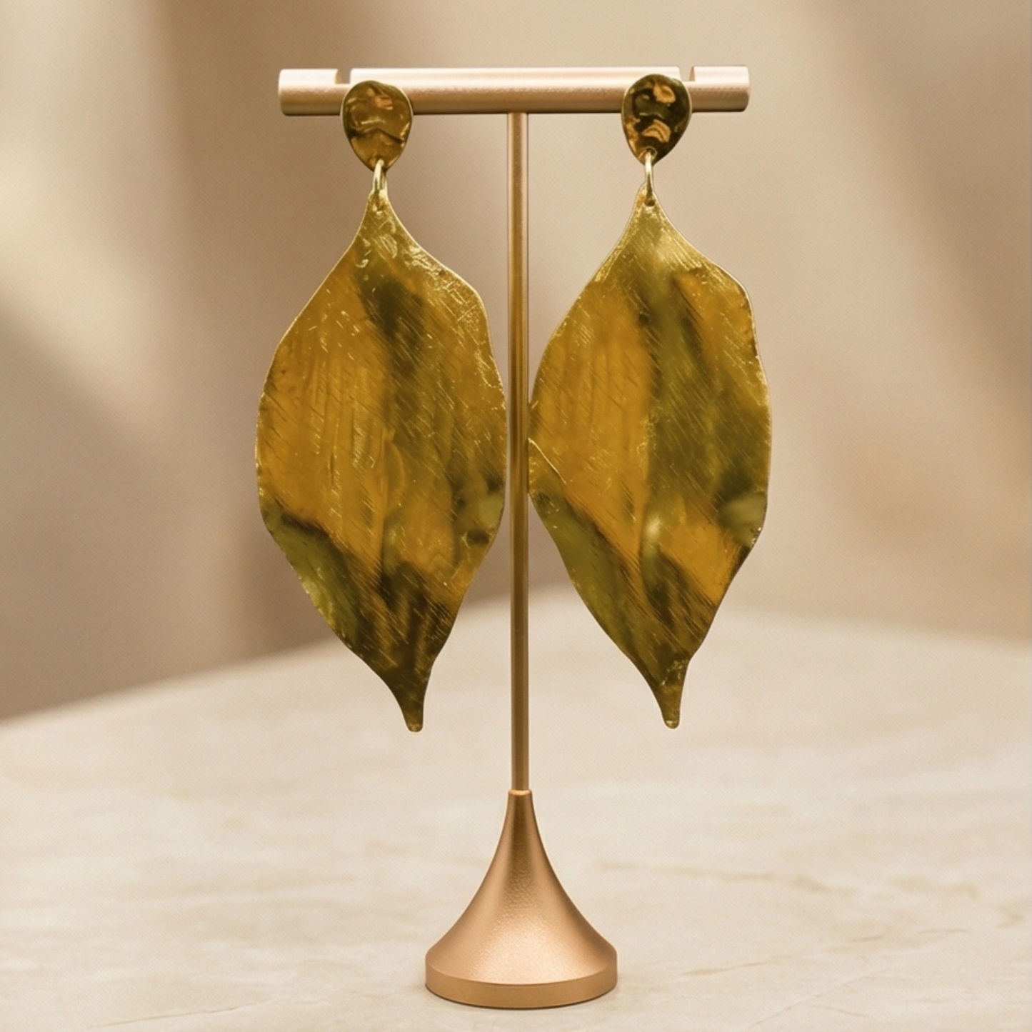 Oorbellen Éclat d'Or - 24k bladgoud