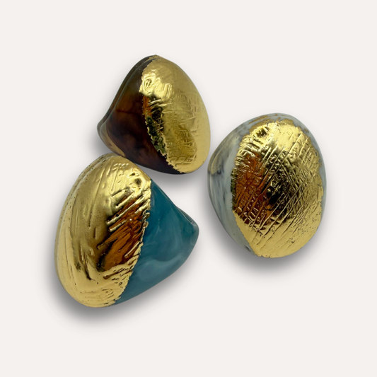 Ring Luce XXL - 24k bladgoud- size 63