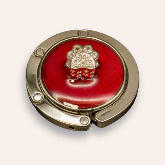 Luxe Tassenhanger Crystal Paw