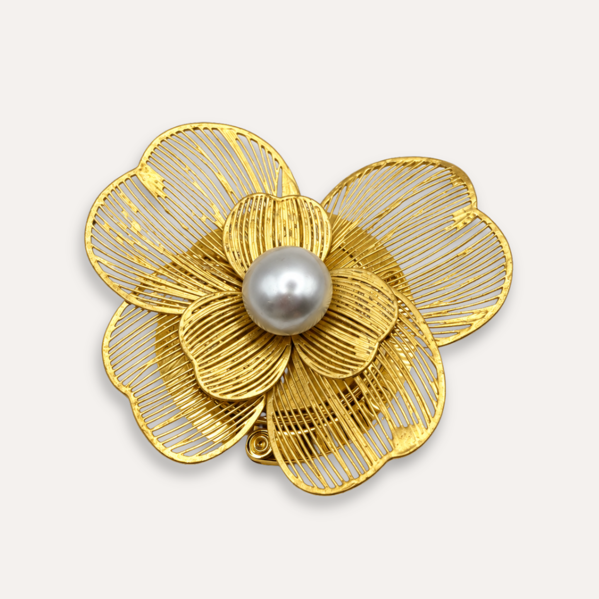 Luxury Handbag Hanger Orchid - 24k gold leaf