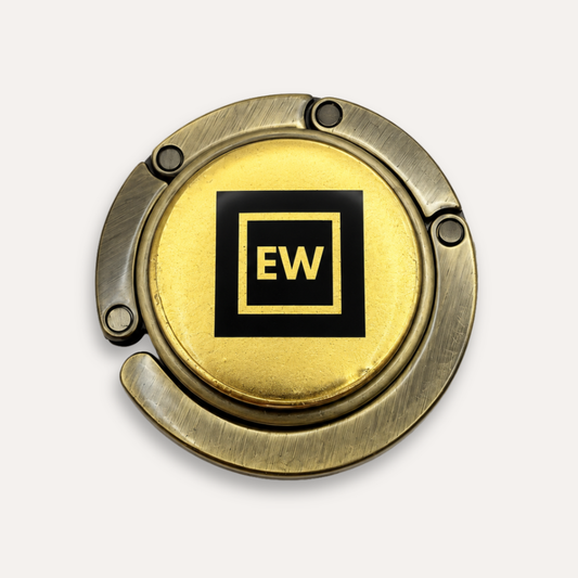 Luxury Bag Hanger LOGO - 24k gold leaf