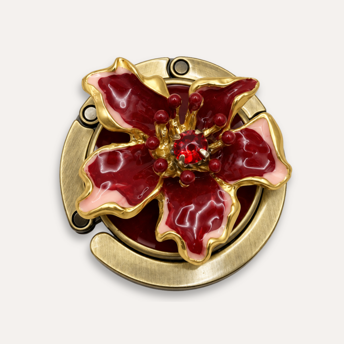 Luxury Handbag Hanger Velvet Fleur