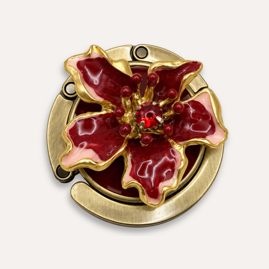 Luxury Handbag Hanger Velvet Fleur