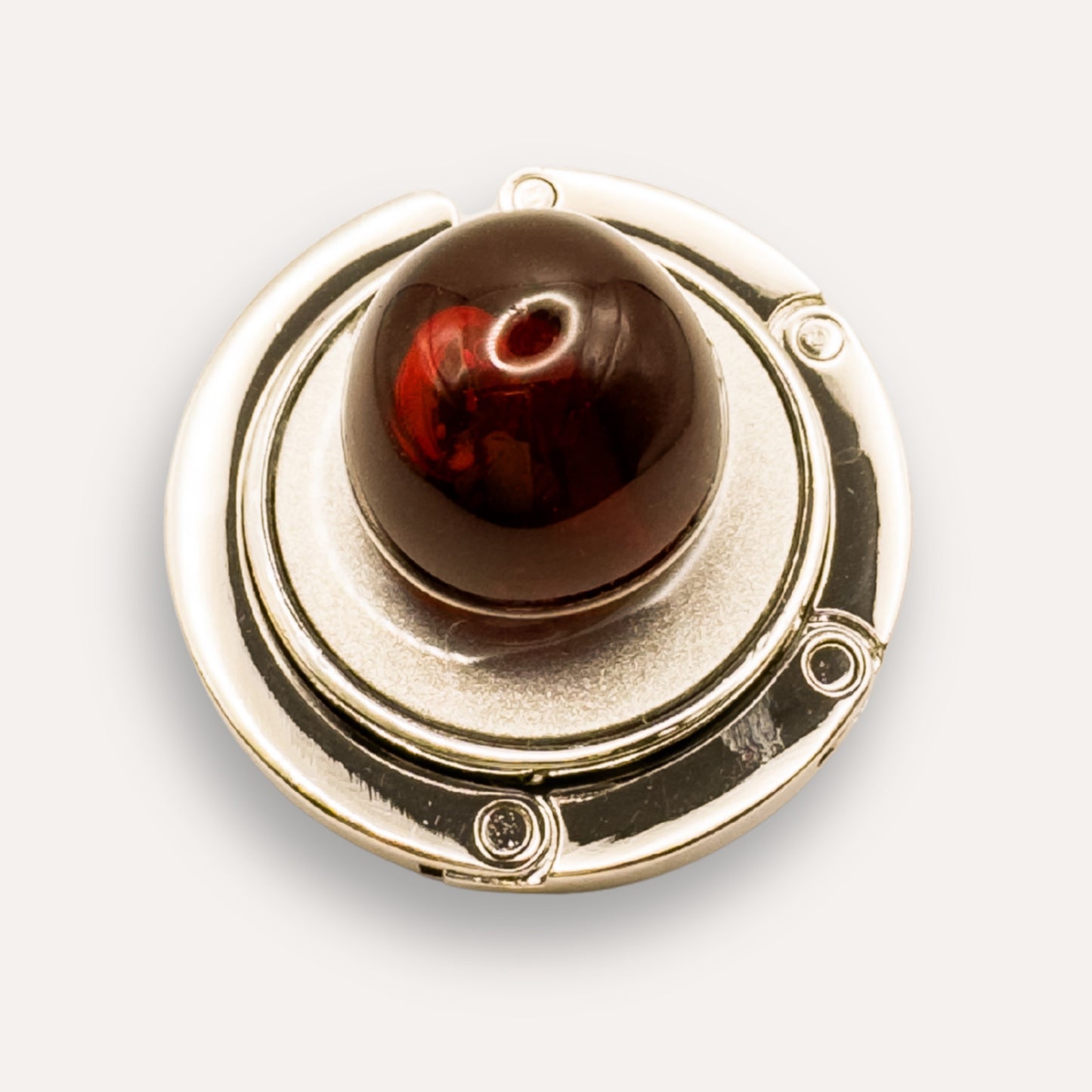 Luxe Tashanger Disc wijnrood