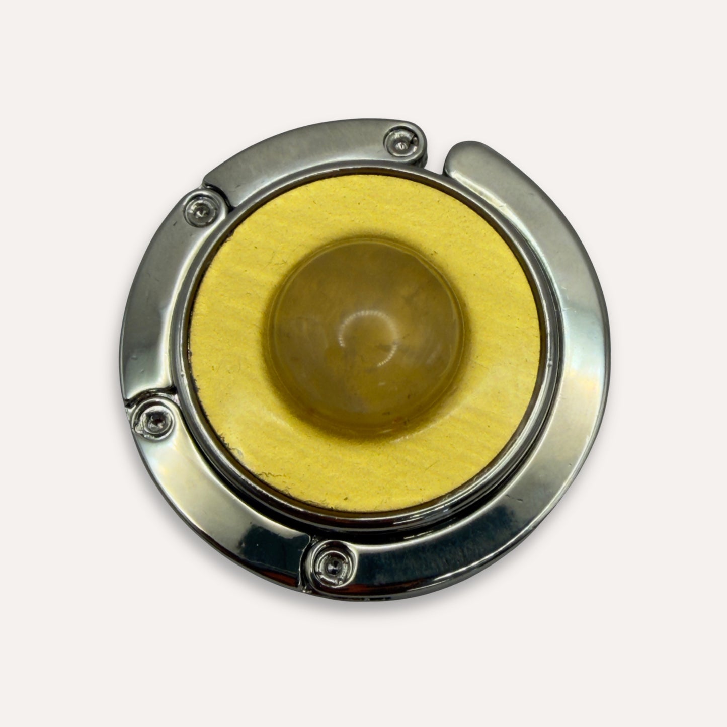 Luxe Tassenhanger Opaline Poederroze - 24k bladgoud