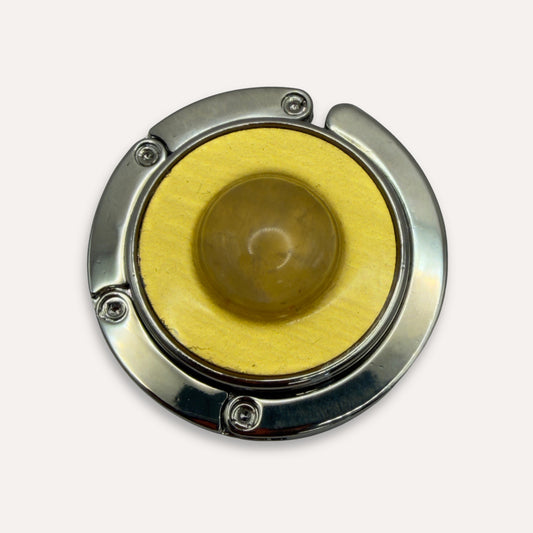 Luxe Tassenhanger Opaline Poederroze - 24k bladgoud