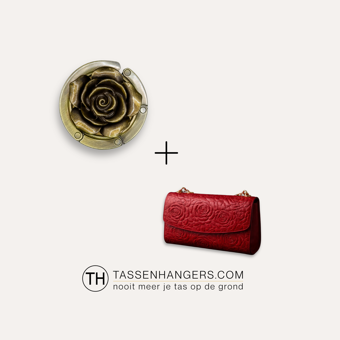 Luxe Tassenhanger Vintage Bronze