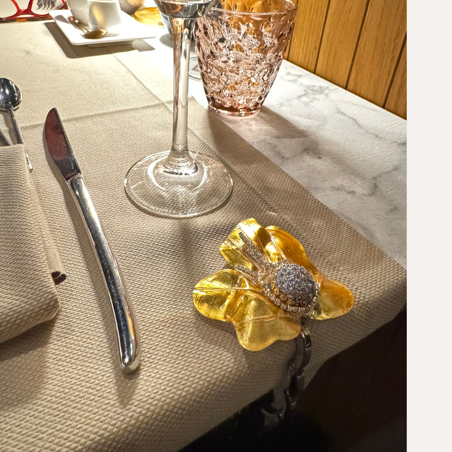 Luxe Tassenhanger Grace - 24k bladgoud