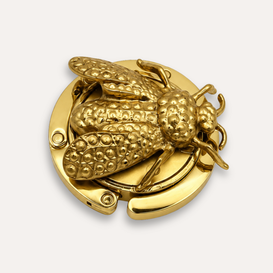 Luxury Handbag Hanger Scarab - 24k gold leaf