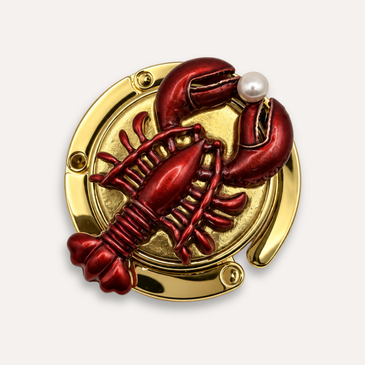 Luxury Bag Charm Lobster - 24k gold leaf