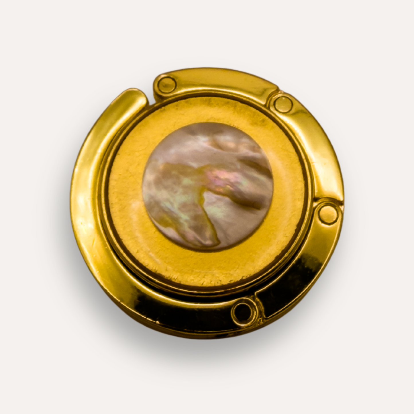 Luxe Tassenhanger Nacre Royale - 24k bladgoud