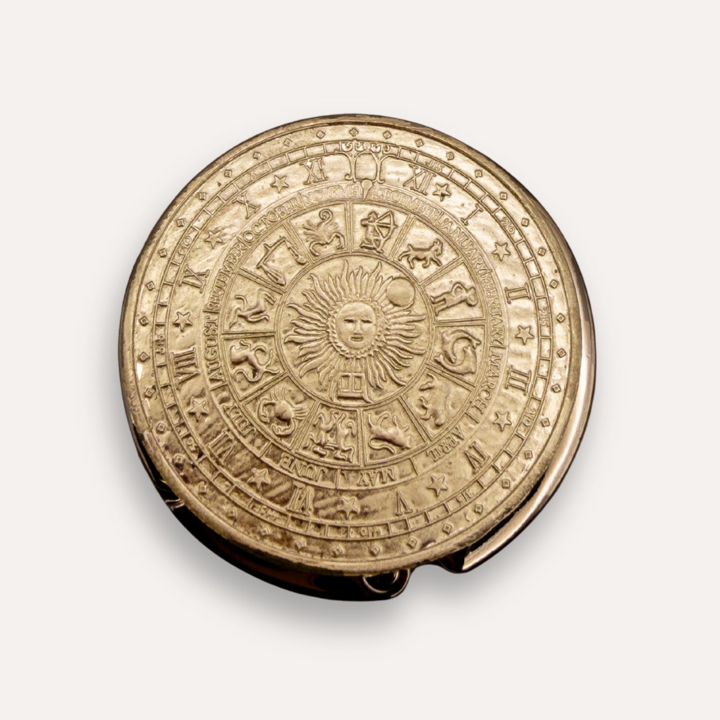 Luxe Tashanger Zodiak – 18 K Witgoud