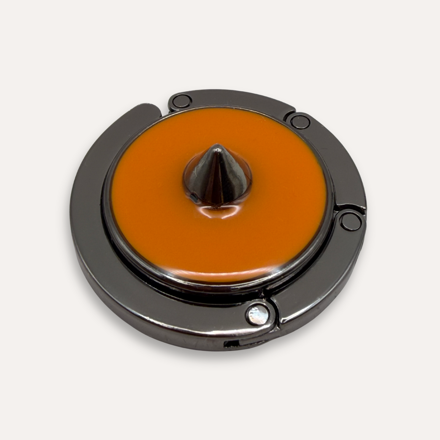 Luxury Bullet Bag Hanger – Chrome Black