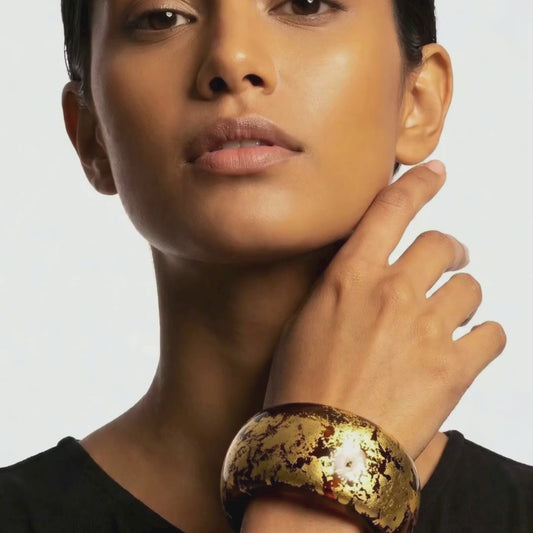 Bracelet Solea - 24k gold leaf