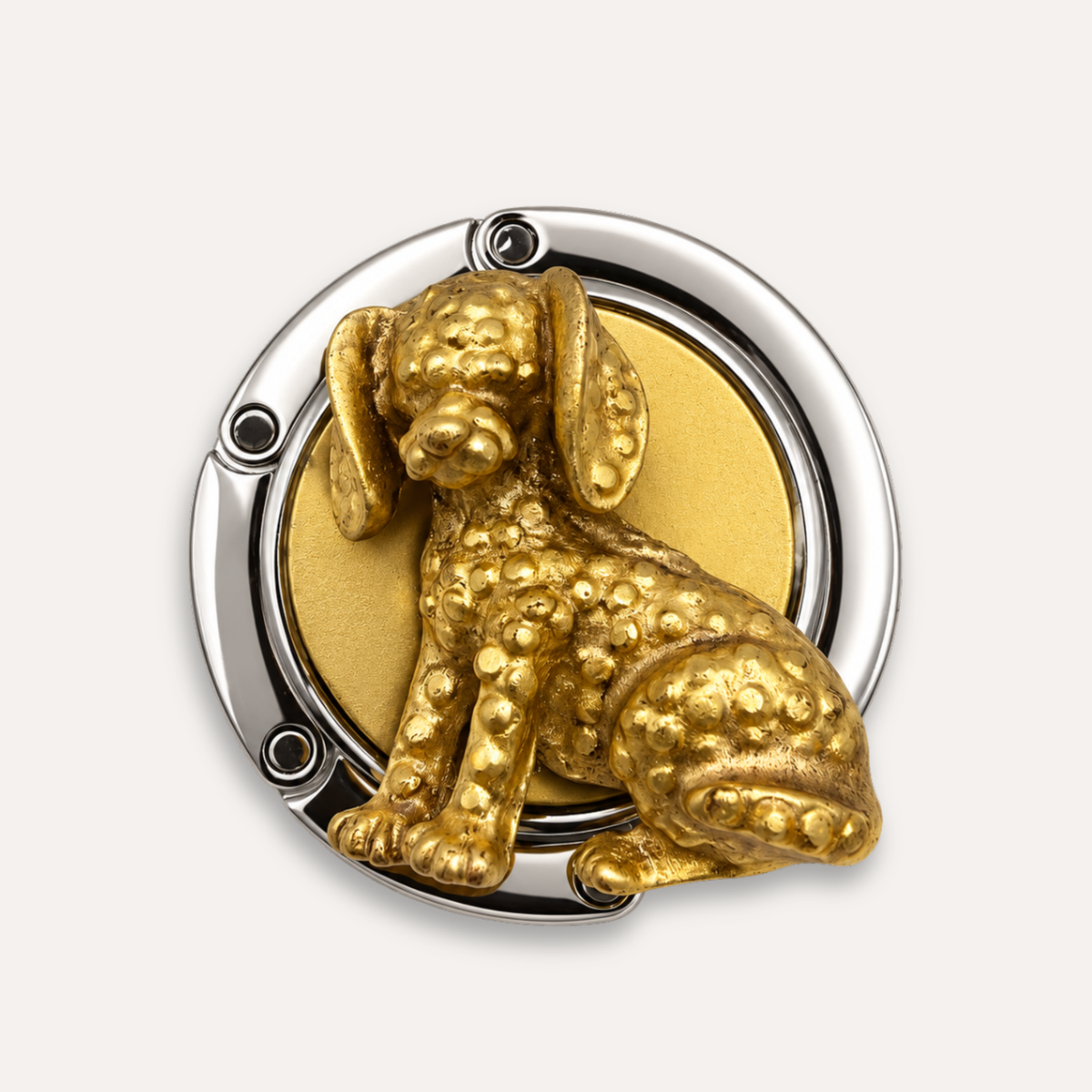Luxury Puppy Handbag Hanger - 24k gold leaf