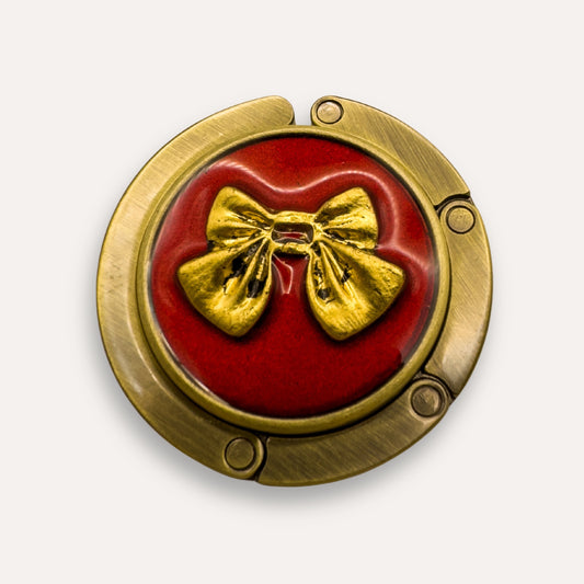 Luxe Tashanger Strik Red | Gold