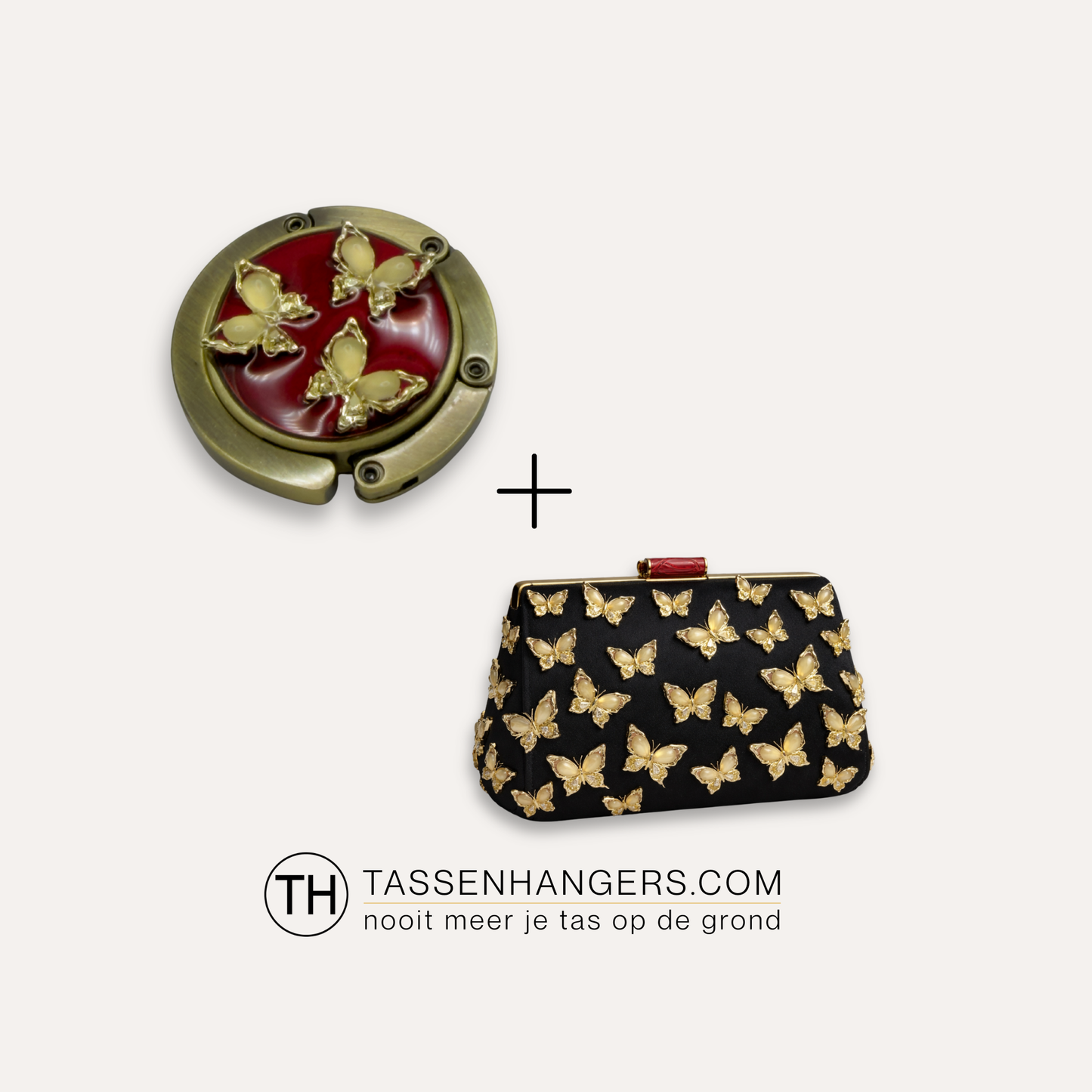 Luxe Tassenhanger Papillot